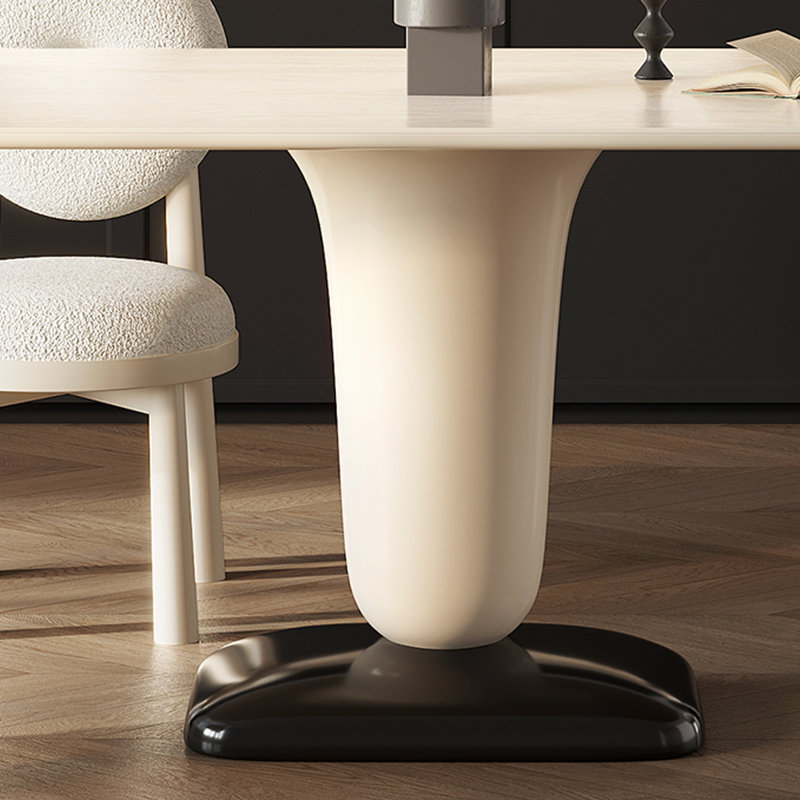 Table de salle à manger rétro, H 29,53 po x L 55,12 po x l 31,5 po
