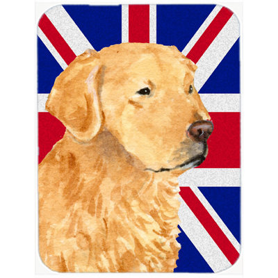 Union Jack Wood Glass Cutting Board