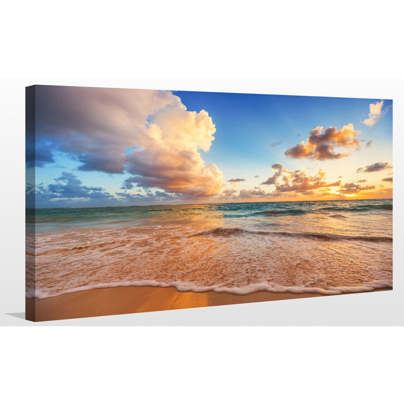 « hors de l’horizon », reproduction de photo sur toile tendue, H 36 po x l 60 po x P 1,5 po