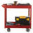 Tool Cart - 2-Tier 330lb Capacity Heavy Duty Utility Cart - Metal Cart on Wheels - Rolling Detailing, Work, or Garage Carts with Wheels by Stalwart