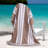 Chira Oversized Stripe Cabana 100% Cotton Beach Towel-744814585-798791769