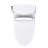 TOTO® WASHLET+® Carlyle® II One-Piece Elongated 1.28 GPF Toilet and WASHLET+® S5 Bidet Seat, Cotton White - MW6143446CEFG#01