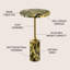 Table de bout ronde Damareon