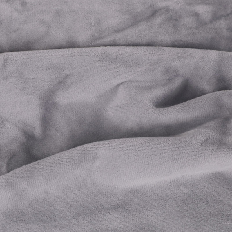 Velvet Pillowcase - Set of 2, King, Smoke Gray