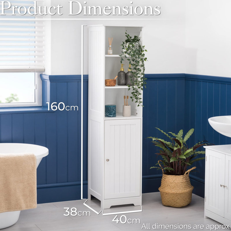 Corabelle Freestanding Linen Cabinet