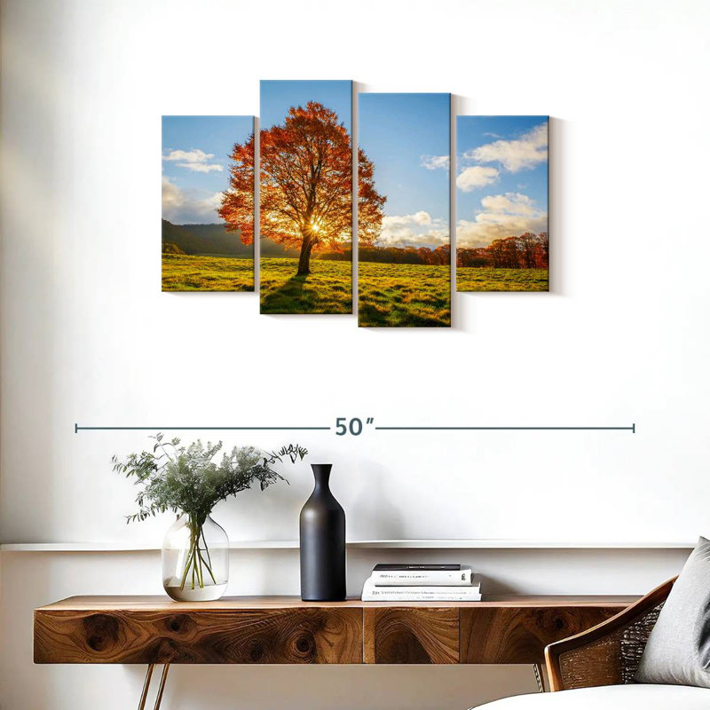 Alvord Aomori Autumn Tree, 22" H x 36" W