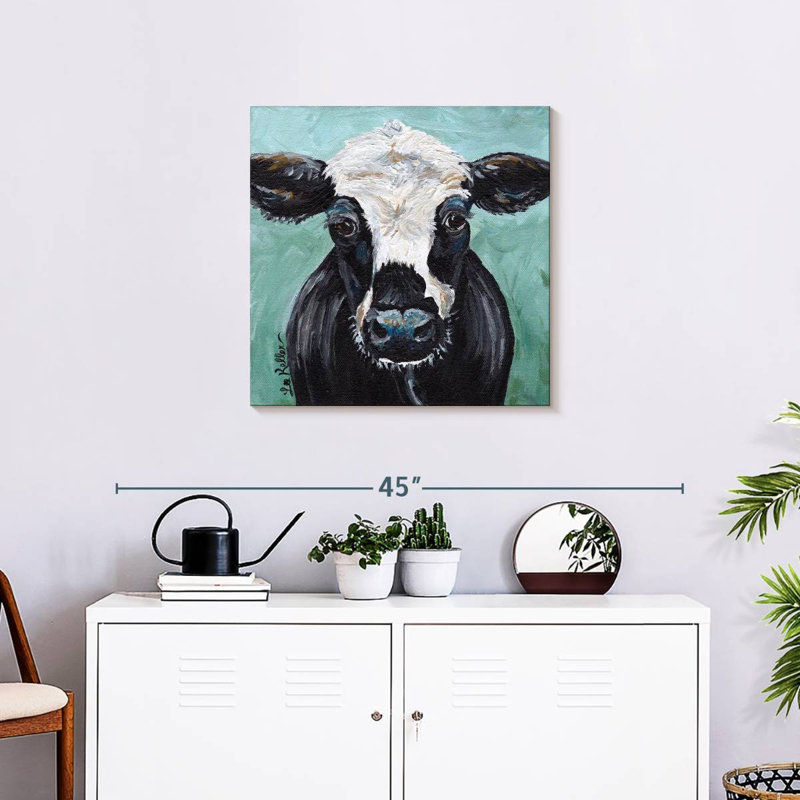Brampt Cow Clyde, 24" H x 24" W