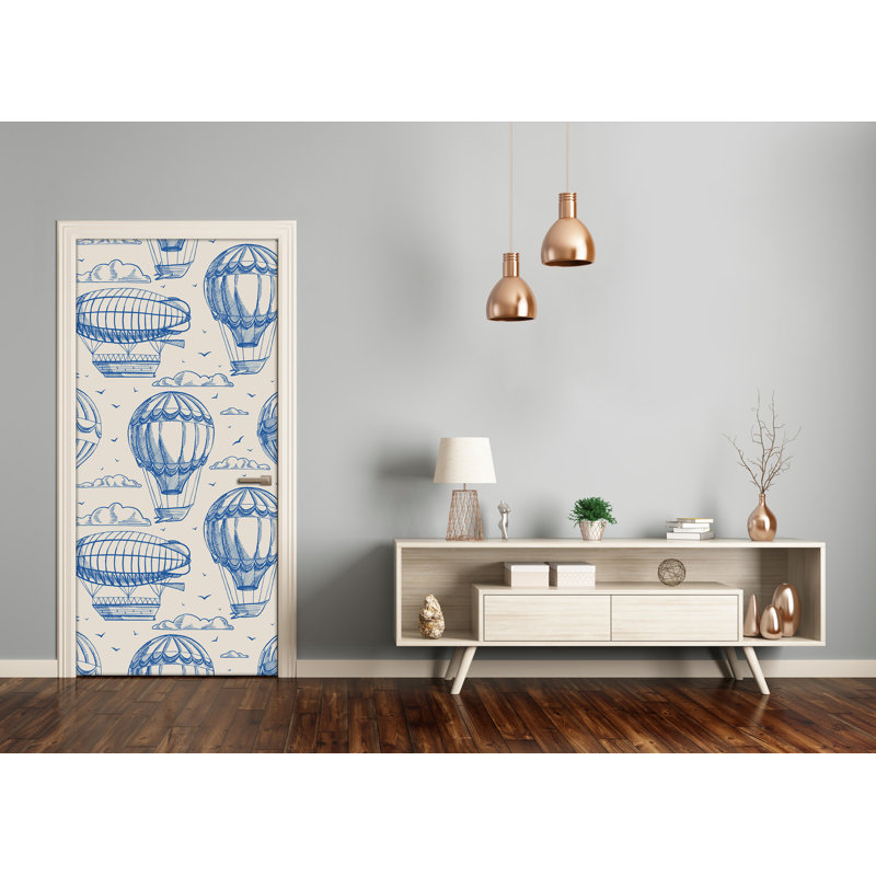 Airships And Balloons Door Decal