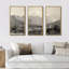 Ensemble de 3 impressions monochromes sur toile Mont Blanc-142005964-142005962