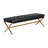 Daughtrey Upholstered Bench - Black-395762247