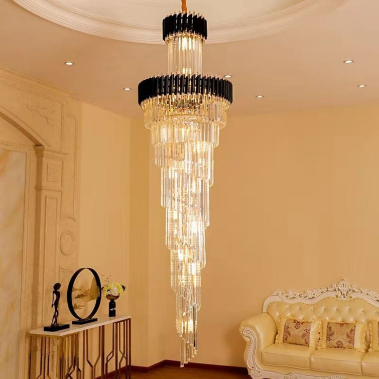 Halpert 24 - Light Dimmable Tiered Chandelier
