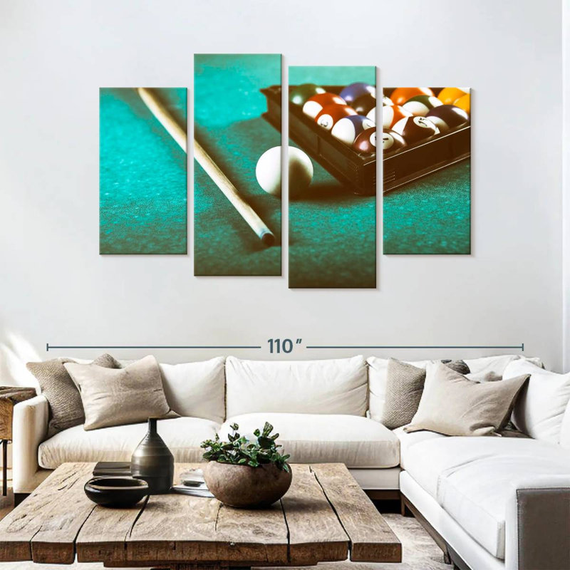 Senne Billiard Things, H 54 po x l 84 po