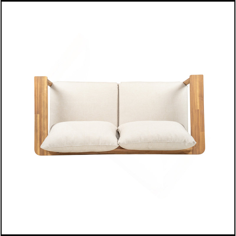 Causeuse d'extérieur en bois d'acacia Terassi