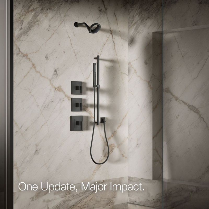 Statement Ves Single-Function Showerhead 1.5 Gpm, Matte Black