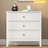 32 Inch Wide Nightstand Set Of 2, Large Nightstand With 3 Drawer, Modern End Table, Wood Beside Table For Home And Office-1744863508