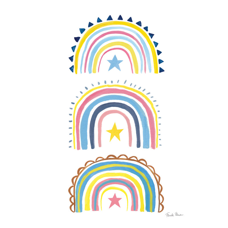 Happy Rainbow II, H 24 po x l 36 po x P 1,25 po