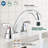 Centerset 2-handle Bathroom Faucet with Drain Assembly-101319041