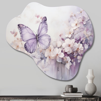 Tatiana - Butterfly Cloud Shape Irregular Metal Wall Decor