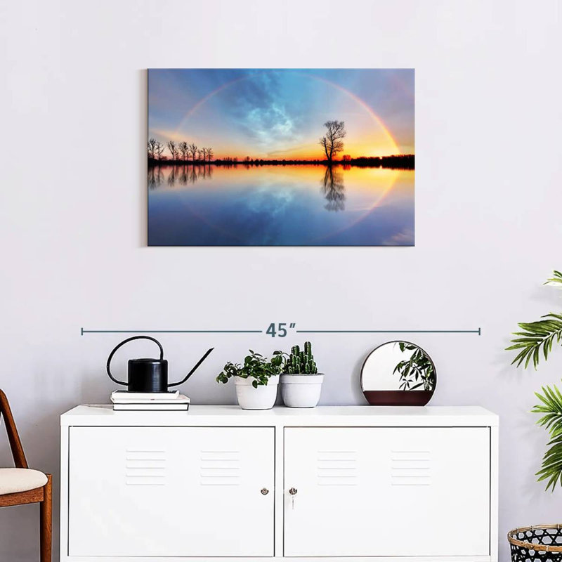 Kerrick Sunset Rainbow Reflection, 20" H x 30" W