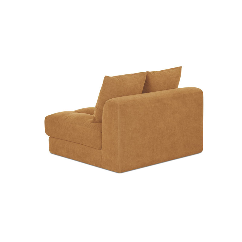 Davie Slipper Chair Olive, Golden Yellow