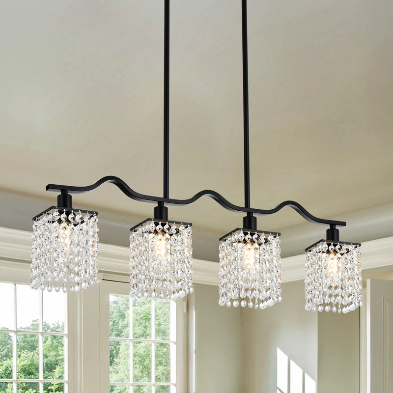 Luminaire suspendu 4 lumières Sufyaan