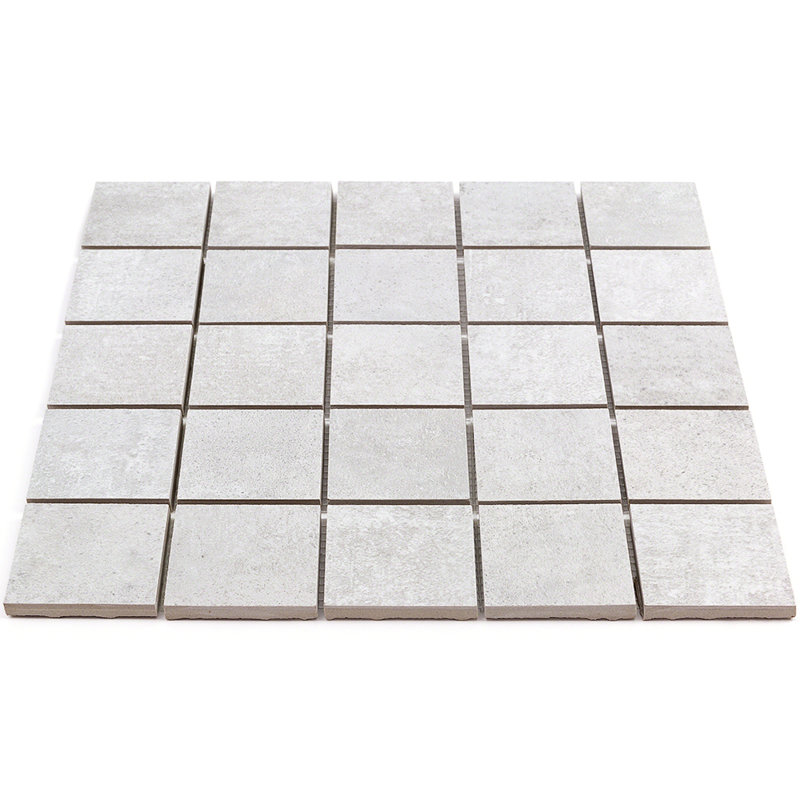 Carreau de mosaïque en porcelaine 2 po x 2 po Malaga, Perla