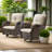 Anahit Swivel Wicker Patio Chair with Cushions (Set of 2)-92661366