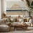 57''w Sunset Dip-dye Macrame Wall Hanging