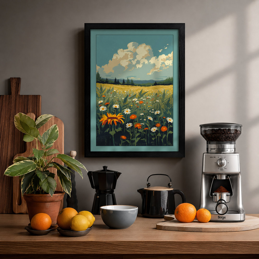 Wildflower Meadow Botanical - Framed Print