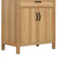 Meuble-lavabo en bois 30 po avec structure en bois massif, 2 portes à fermeture douce, 1 tiroir rabattable, tablette réglable-1991045219-1991045218