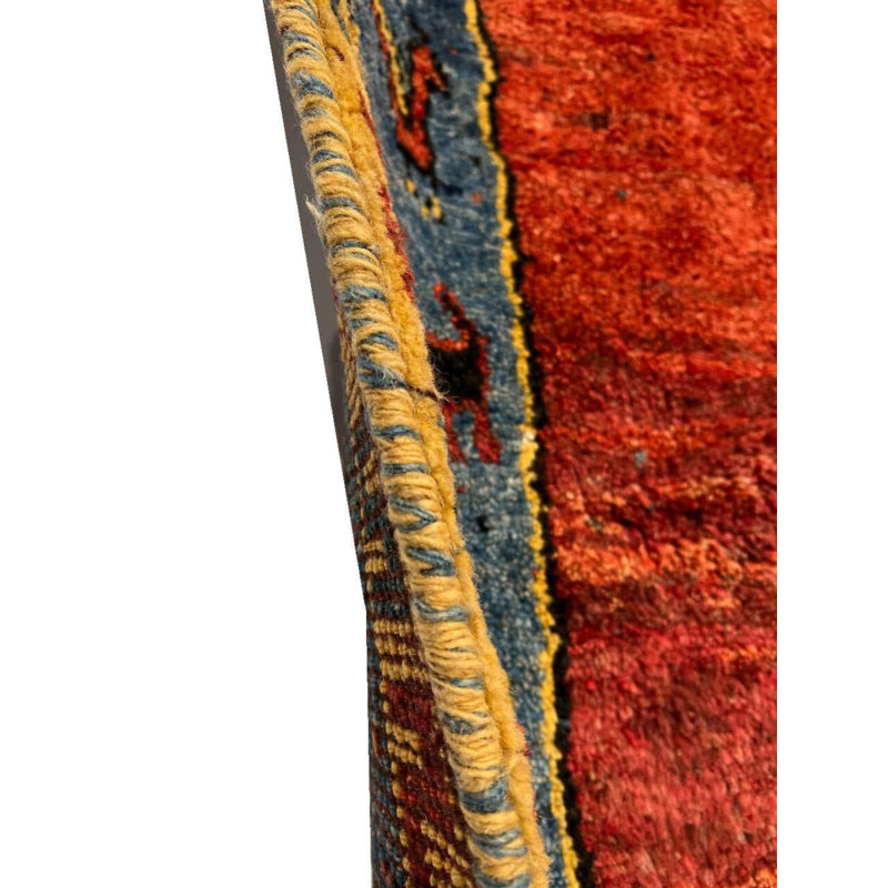 Geometric Area Rug in Red