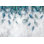 Murale botanique Peel & Stick - Brise saphir