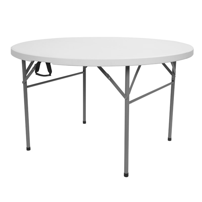 Table de banquet circulaire en plastique, H 29 po x l 72 po x P 72 po