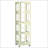 4-Tier All-Steel Rotating Bookshelf With 360° Wheels-1009076493