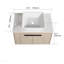 Meuble-lavabo moderne 42 po avec lavabo d'art en céramique, dalle de pierre blanche et petites tablettes de rangement, porte à fermeture douce-1051477197