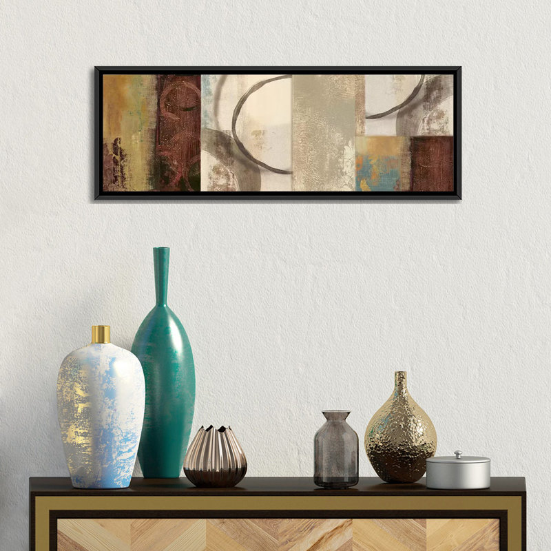«A Land's End» par PI Studio, impression sur toile tendue, H 12 po x l 36 po x P 1,5 po, Cadre noir