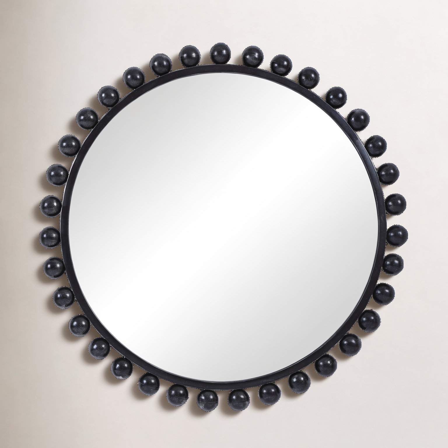Suzie 44" Accent Mirror, Black