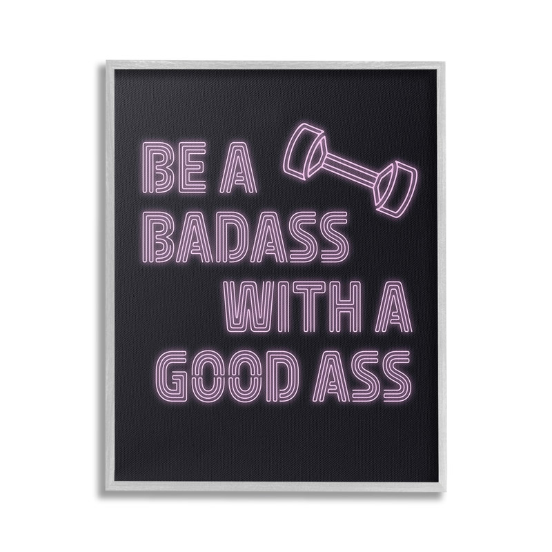 «Bad * ss With Good A», estampe numérique par Victoria Barnes, Estampe numérique Farmhouse, H 30 po x l 24 po