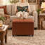Repose-pieds 24 po en similicuir avec rangement pour le salon-215582373-217755459