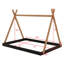 Lit sur pied avec structure triangulaire