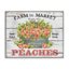 «Farm to Market Peaches», estampe numérique par Creatif Belle