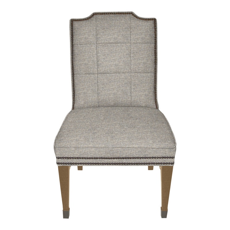 Travis By Michael Weiss Upholstered Dining Chair, Yes, Impala Storm, Hampton