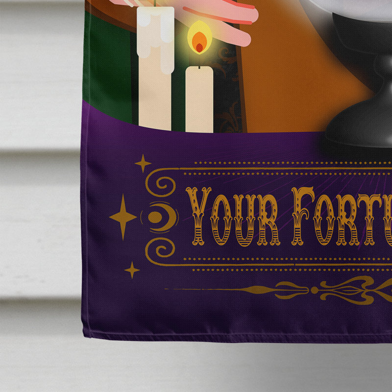 Drapeau de maison d'Halloween en polyester à double face H 40 po x l 28 po