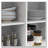 41.25" Rolling Kitchen Island with Drop Leaf