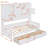 Twin Size Wooden Daybed With 2 Drawers, All-In-One Cabinet And Shelf, White, Space-Saving And Stylish-1057568083-1057568076