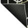 Premium Machine Washable Prisco Black Rug
