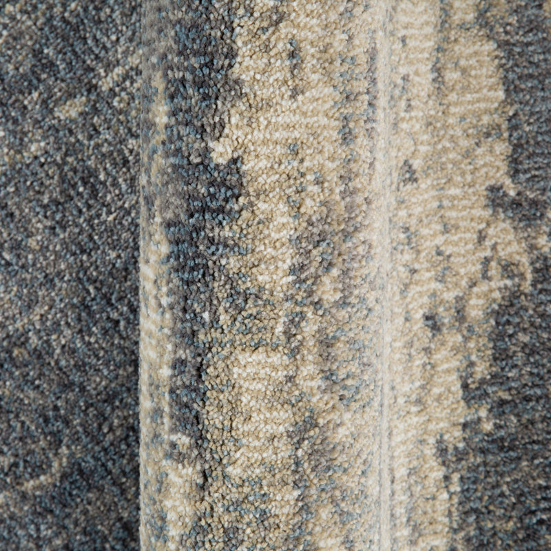 Abstract Indoor Rug, Rectangle 7'10" x 10'2"