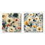 Cedartown - Ensemble de 2 collages carrés botaniques abstraits-101844469-101844475