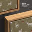 «Abstract Deer Animals», reproduction d'art sur toile encadrée-108345493-108345497