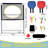Paddle Games with Net, A Racket Game, Fun Games for Family, Adjustable Height